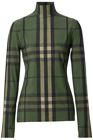 burberry emery check turtleneck|Burberry Turtlenecks for Women .